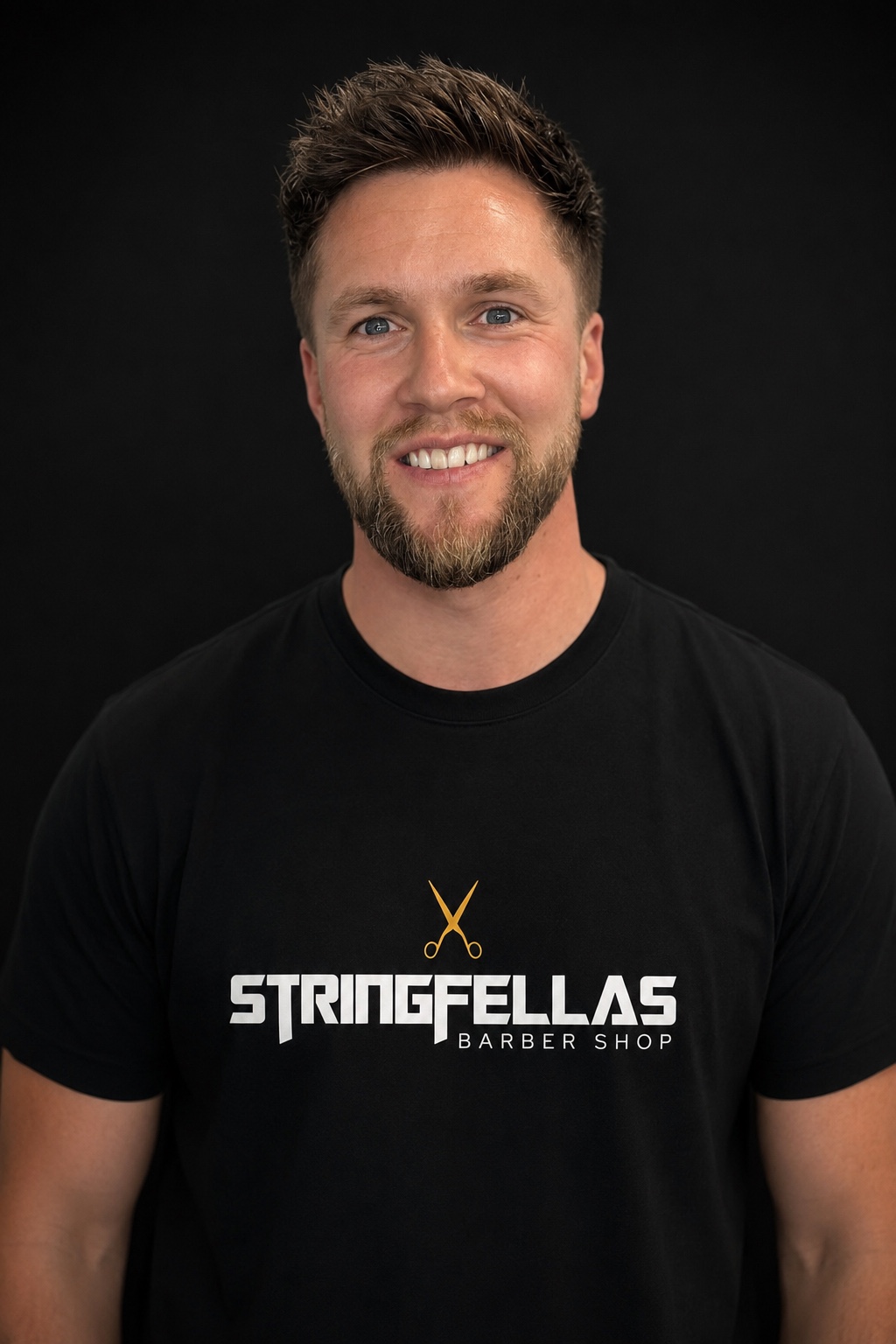 Bill, senior barber at Stringfellas