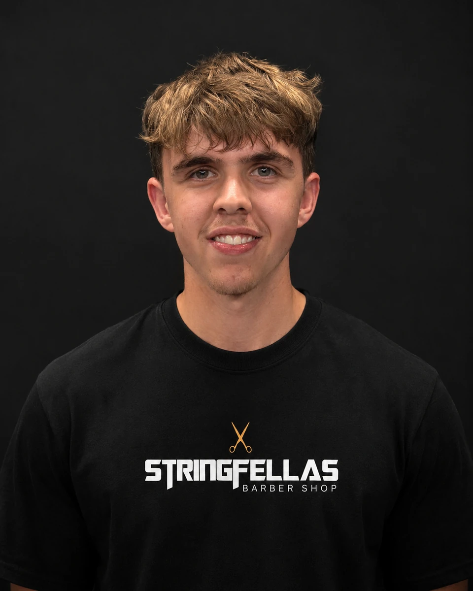 Harry, junior barber at Stringfellas