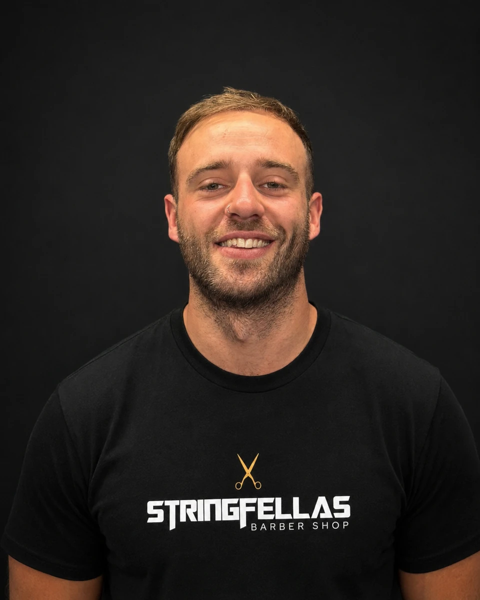 Zak, senior barber at Stringfellas